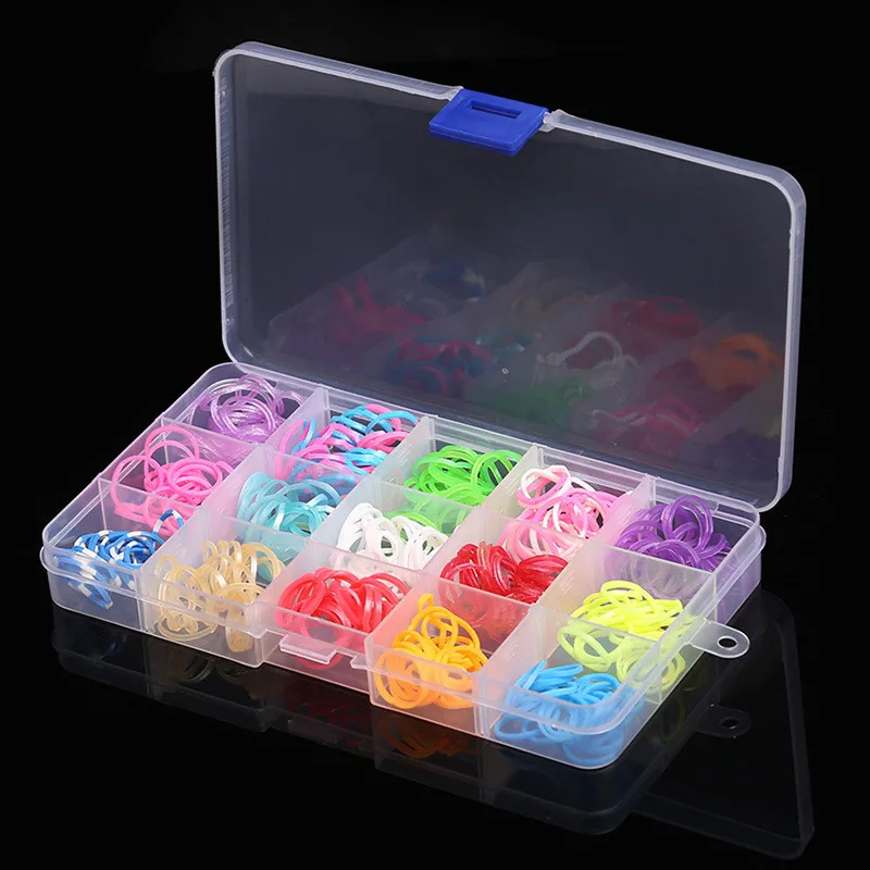 10 Slots Adjustable Plastic Storage Box Storage Box Case for Jewelry Diamond Embroidery Craft Bead Pill Holder Storage Tool