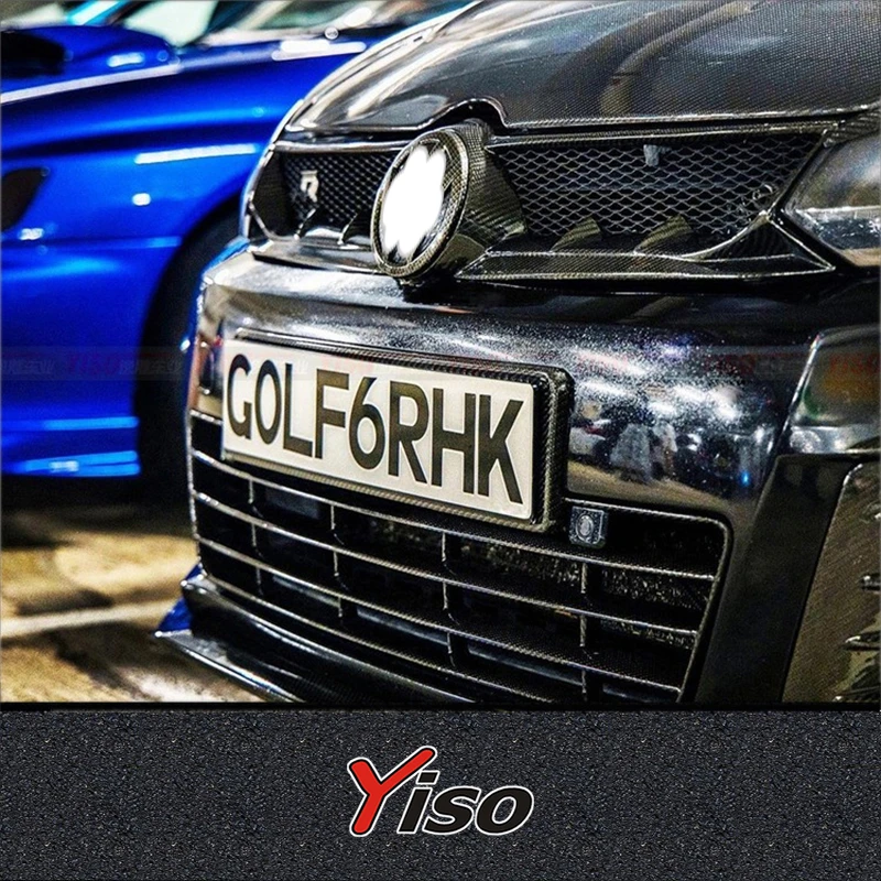 Suitable for GOLF 6 GTI R20 R ASPEC Grille Modified encircleme Carbon fiber Grille Aerodynamic kit GOLF 6 Carbon fiber Grille