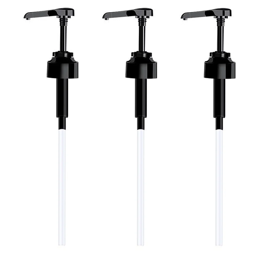 

3 Pcs Pump Head Syrup Bottle Nozzles Oyster Oil Pumps Push Type Sauce Push-Type Leakproof