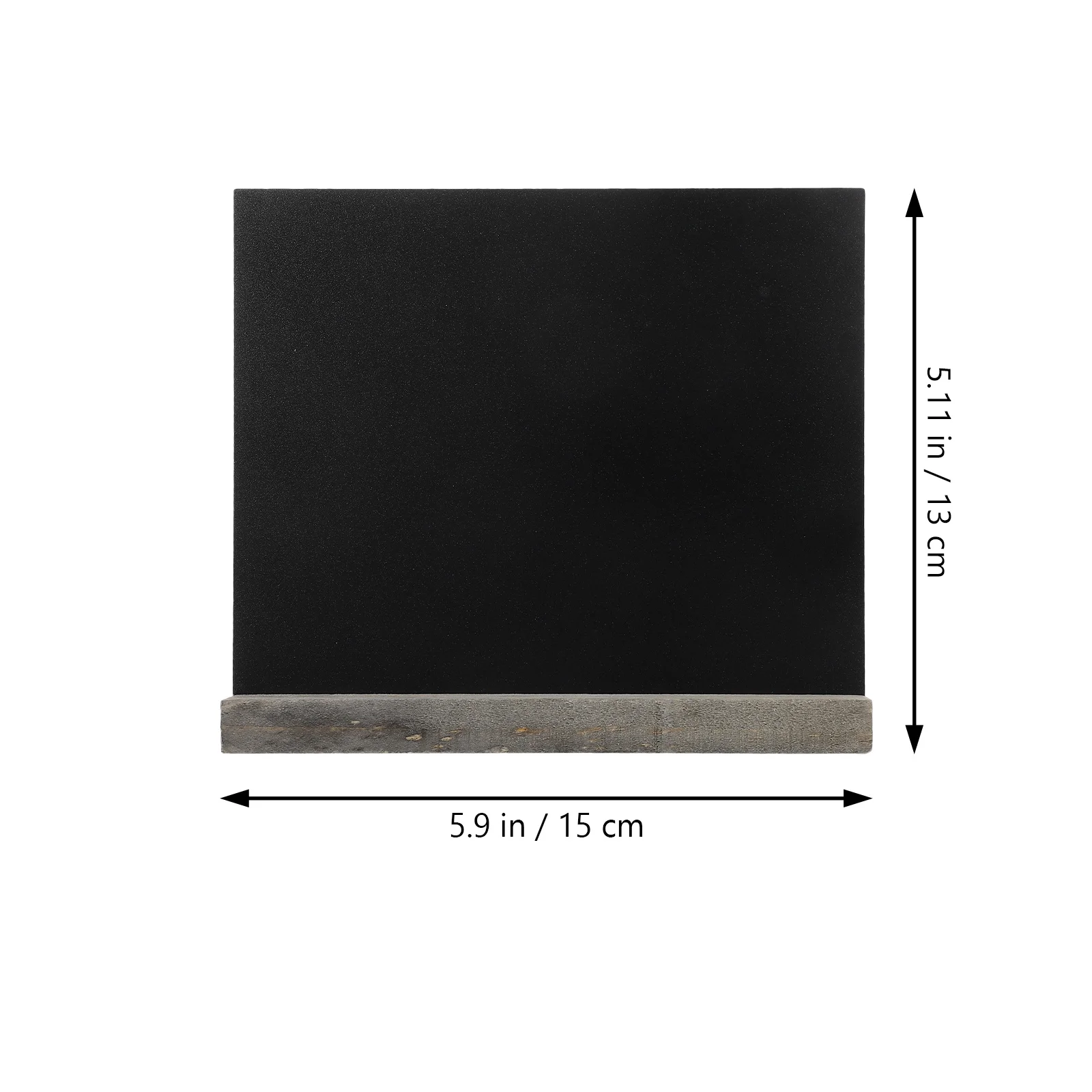 

8pcs Mini Tabletop Chalkboards Signs Wooden Framed Small Blackboard with Removable Base for Restaurant Wedding