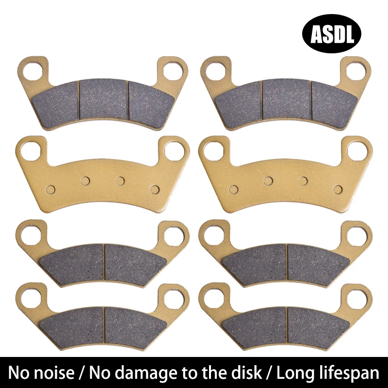 Передние и задние тормозные колодки мотоцикла для ARCTIC CAT 1000 Cushman Hauler 2019 2020 1000cc Wildcat XX 2018-2014 812 Prowler Pro 19-23