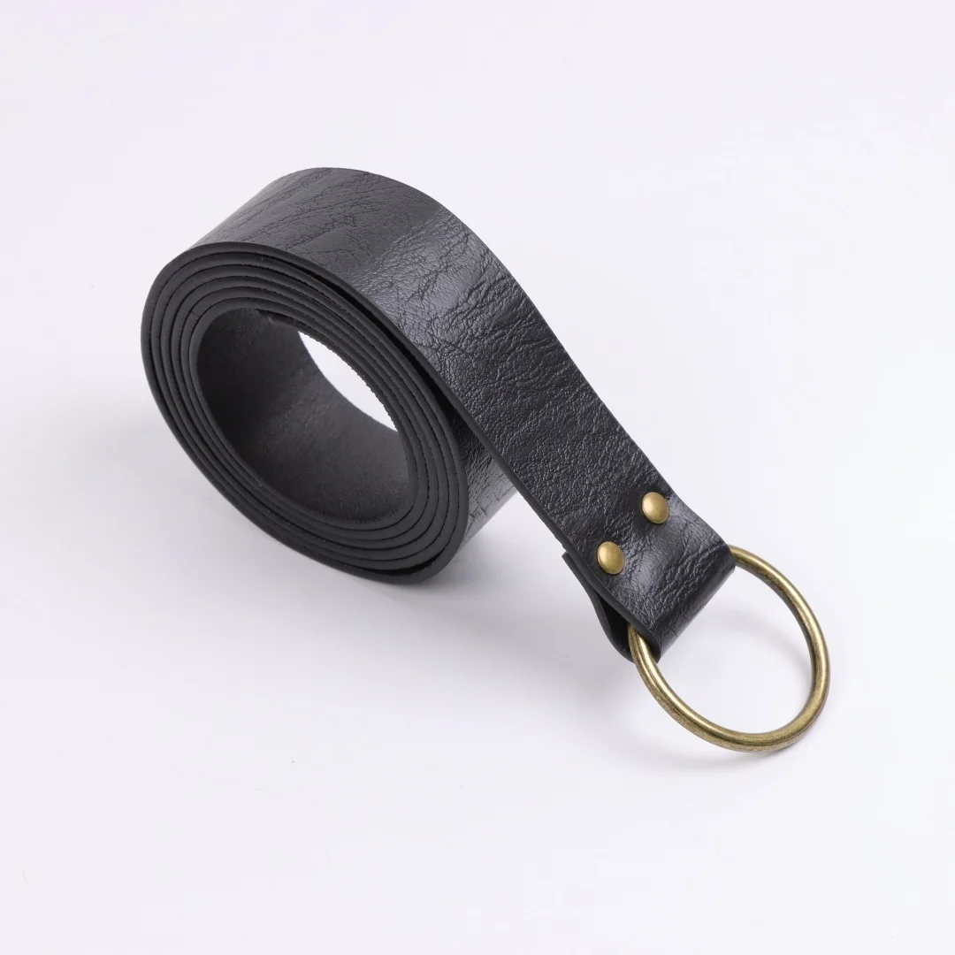 Set De Accesorios De Caballero Medieval – Bufanda, Cinturón De Cuero Y Hebillas Vikingas Para Cosplay Y Fiestas Renacentistas