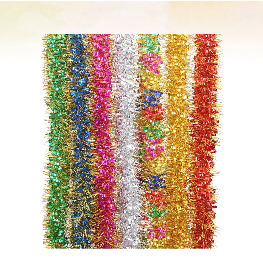 

8Pcs Colorful Decorations for Party Festivals Reusable Easy Christmas Decor For Party Decoration to Store Christmas Metalic