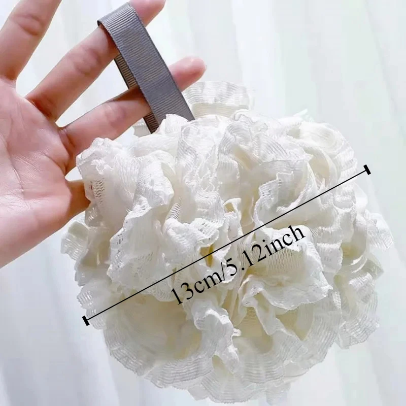 Extra Large Double-layer Lace Bath Ball Exquisite Soft Cleaning Bath Ball Exfoliating High Appearance Bathroom Products