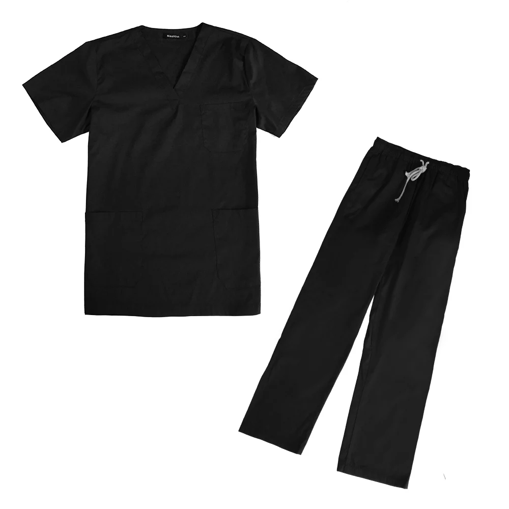 Unisex Labor kleidung Sets hundesalon Kurzen ärmeln Uniform Anzüge Schönheit Salon scrubs Arbeitskleidung Overalls Kleidung großhandel