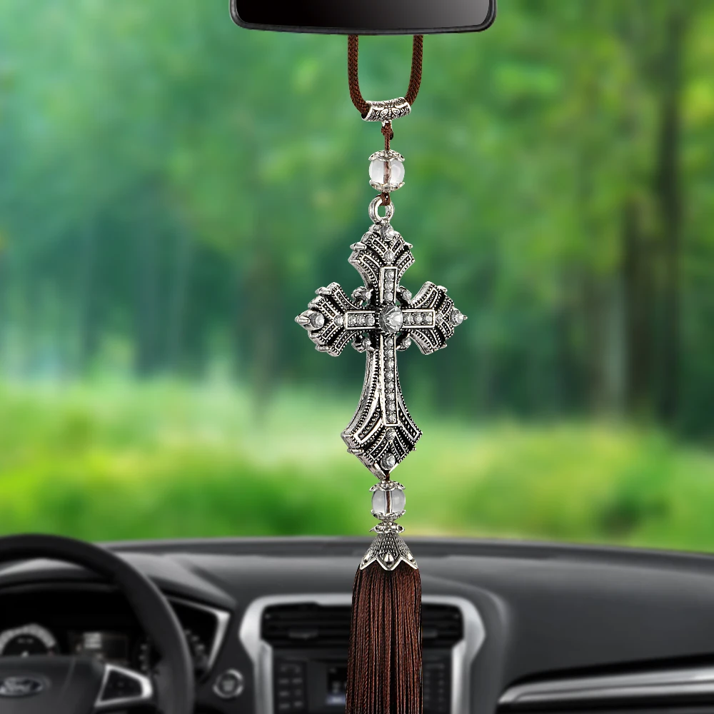 Car Pendant Christian Car Rear View Mirror Hanging Car Styling Accessories Auto Decoration