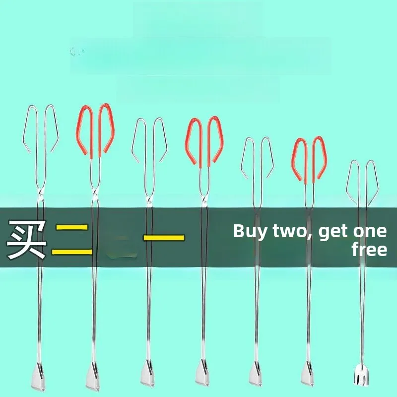 

Long Handle Trash Grabber Pick up Tool Household Extended Reach Fire Clamp Carbon Clip Garbage Collector Sanitation Worker