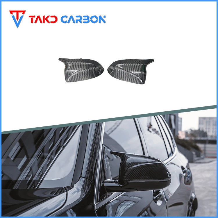 

3K Twill 100% Dry Carbon Fiber Material Side Mirror Housing Cover LHD for bmws X5 G05 2022