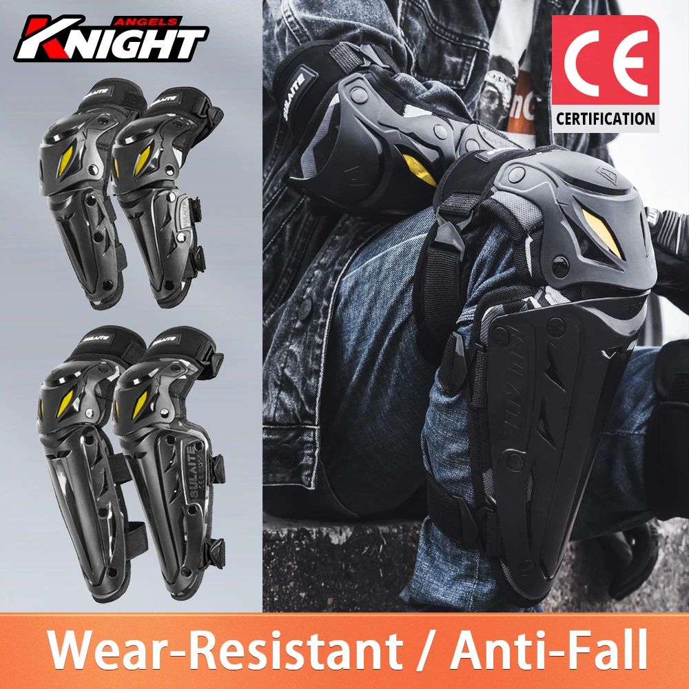 

Мотоциклетные наколенники и налокотники для мотокросса, регулируемые защитные накладки для коленей и локтей, противоударное снаряжение для мотоциклистов