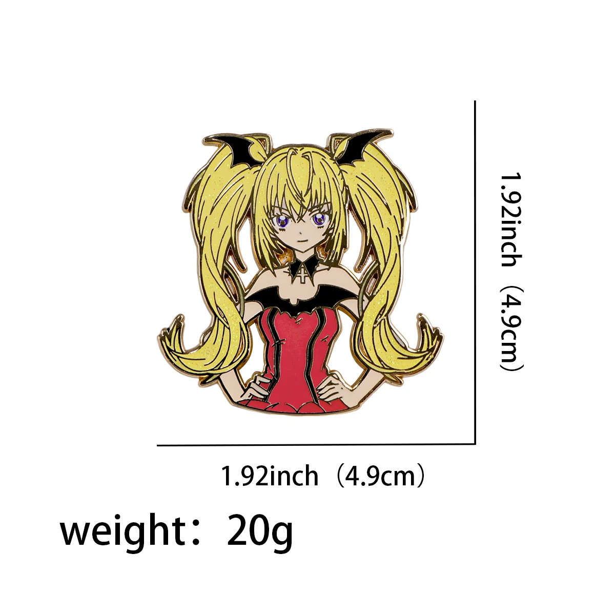 Anime Sweet Power Girl Enamel Pins Iron Brooch Clothes Backpack Cool Lapel Badges Fashion Jewelry Accessories For Friends Gifts image 2