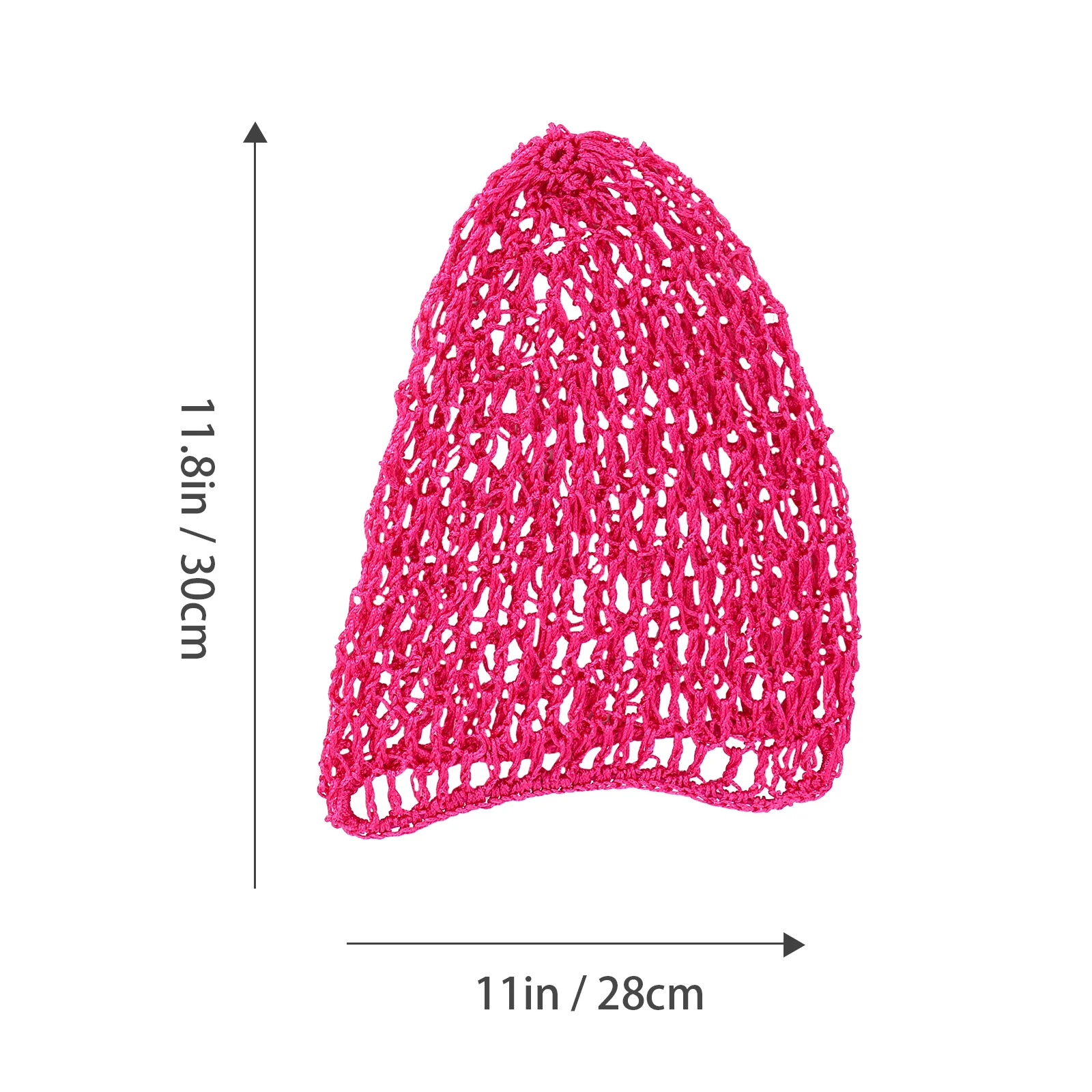 2Pcs Durable Net Hat Sleep Cap Hair Protector Easy to Wear Rosy Orange Long Sleeping Hat Net Hair Protector