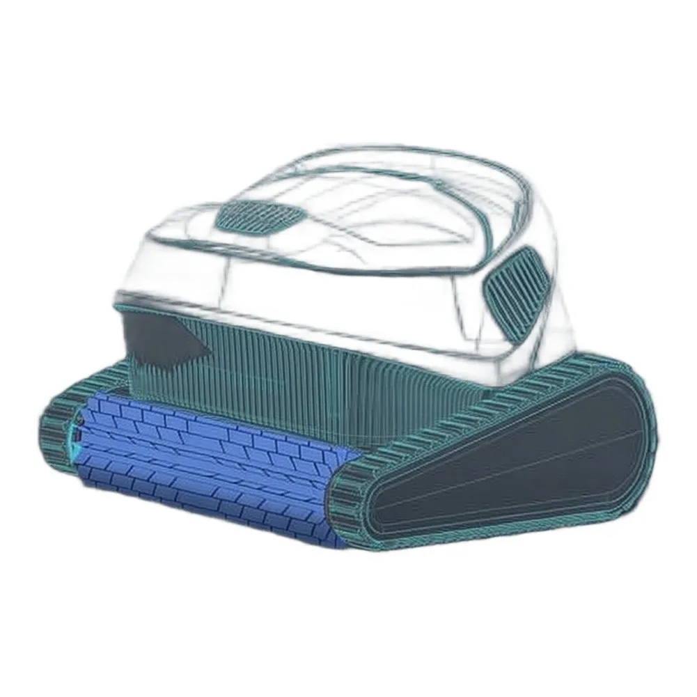For Deep for Cleaning For Pool Maintenance Rear Brush Kit Enhanced Traction Cleaning Equipment Storage Basket Robot Vacuum Parts