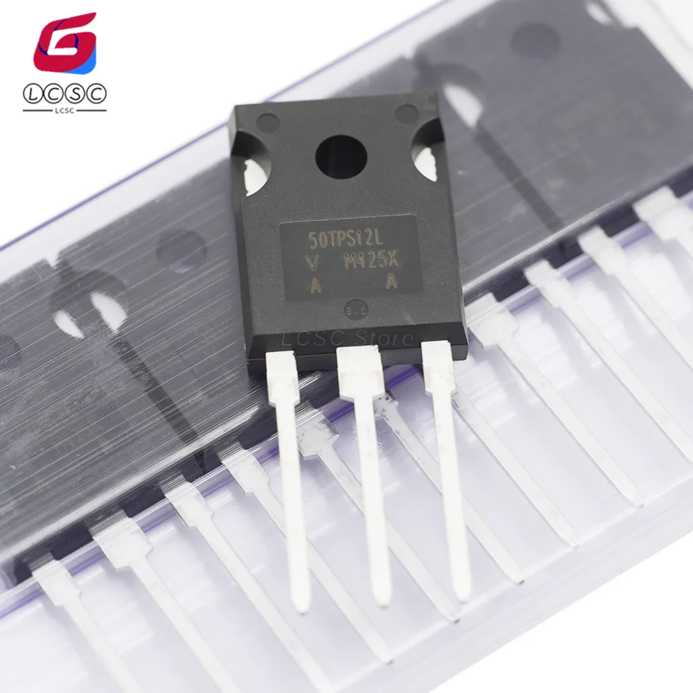 5Pcs/Lot Original 50TPS12L Thyristor High Voltage Phase Control SCR 50A 1.2KV Triac VS-50TPS12L-M3 TO-247