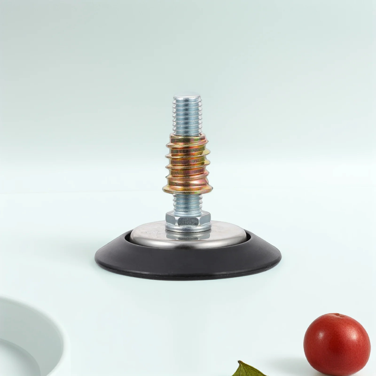 

4pcs Furniture Levelers 63mm Stainless Steel Adjustable Legs for Table Chair Cabinet Sofa Bed Scratch Protection