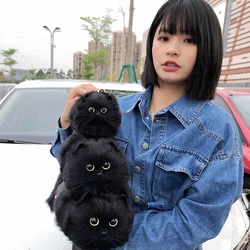 Black Cat bag, Messenger Bag, versatile small and cute, fashionable bag Women's Cross bag autumn and winter high-level design