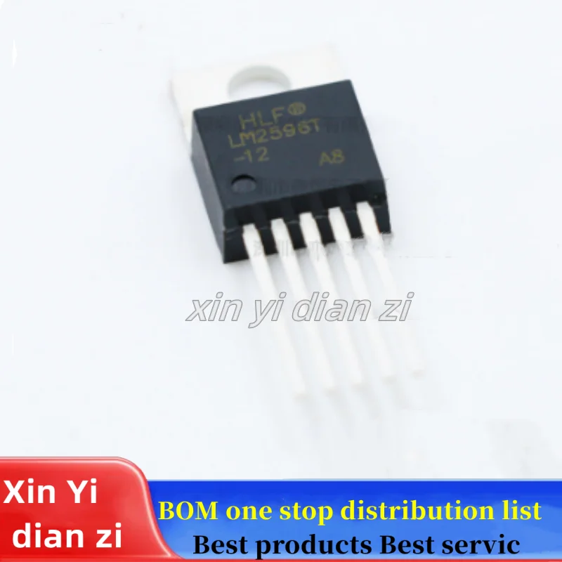 10pcs/lot LM2596T-12 LM2596 Voltage regulator TO220-5 ic chips in stock