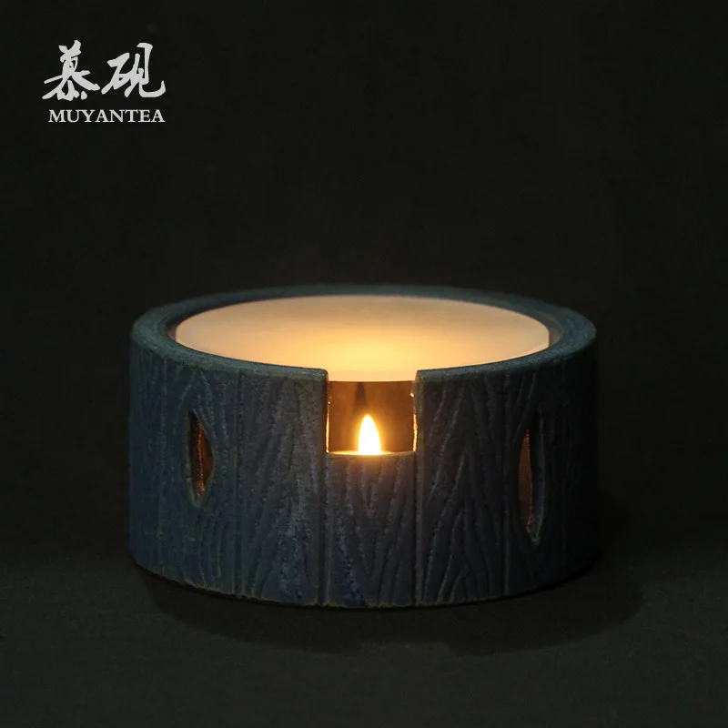 Mutao Ceremony Tea Boiling Stove, Candle Heating Base, Wine Warmer, Creative Dry-Burning Stand
