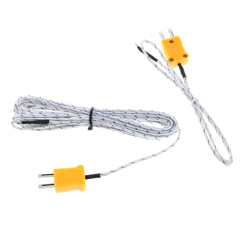 1PC K type temperature sensor thermocouple probe cable wire 0.5/4m