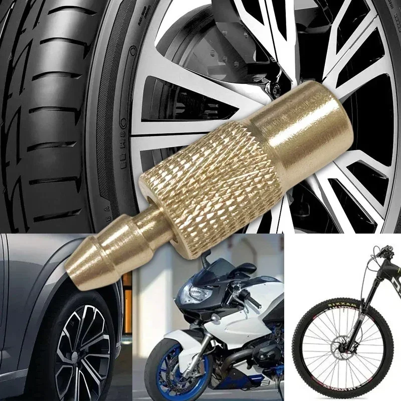 Portable Auto Air Pump Chuck Clip Brass Inflatable Clamp Connector Adapter Car Truck Tyre Tire Inflator Valve Connector Tools