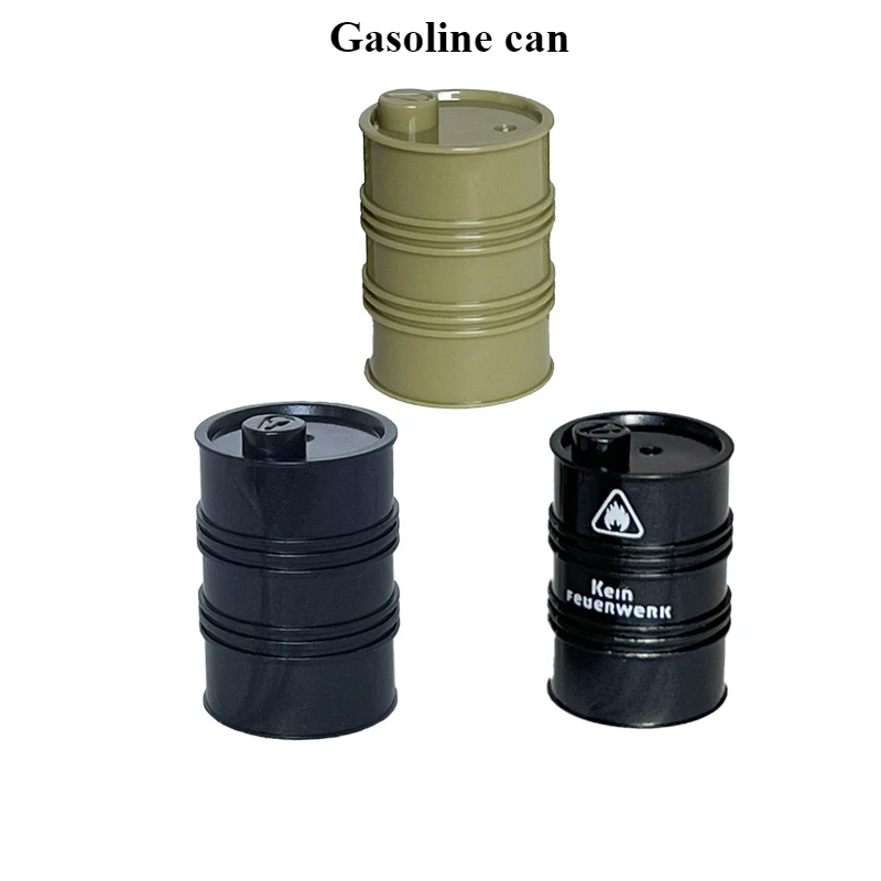 Children Building Blocks Toy Container Saber Roadblock Oil barrel Rocket Launcher Military Scene Weapon Bag Accessories image 6
