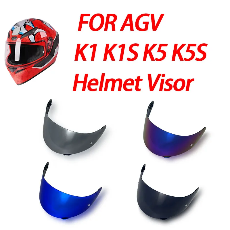 

Helmet Visor for AGV K1 K1S K3SV K5 K5S Helmet Shield Motorcycle Accessories Anti Fog Coating Sunscreen Visière