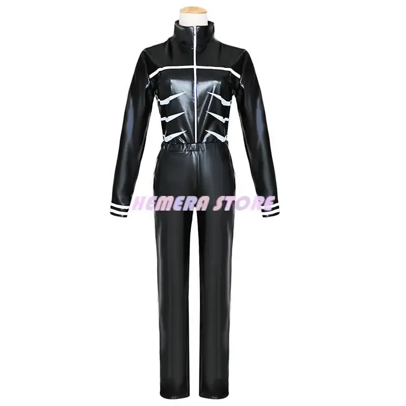 2025 New Anime Tokyo Ghoul Ken Kaneki Cosplay Dress Halloween Costumes For Women Touka Kirishima PU Leather Black F ❤ ❤ $zz