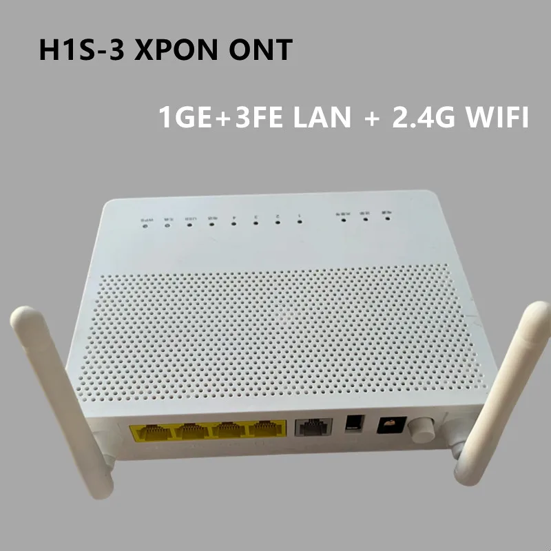 

5 PCS XPON Onu English firmware H1S-3 ONT 1GE+3FE LAN + 2.4G WIFI Ftth Gpon Ont Modem No Adapter Second Hand Under 50usd