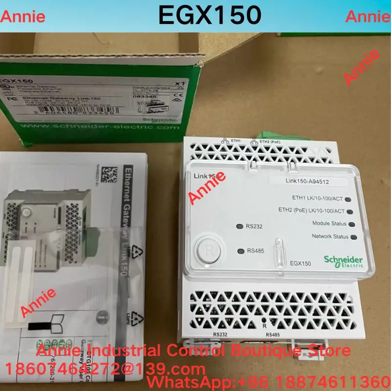 Brand-New Communication Gateway Link150 EGX150 - High-Speed Data Transfer Unisex Black Gray White