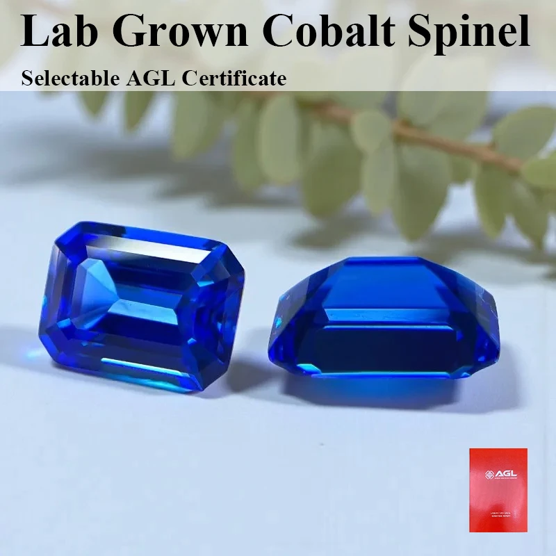 

Lab Grown Cobalt Spinel Emeralds Cut Gemstone Beads For Rings Earring Jewelry Making Selectable AGL Certificate