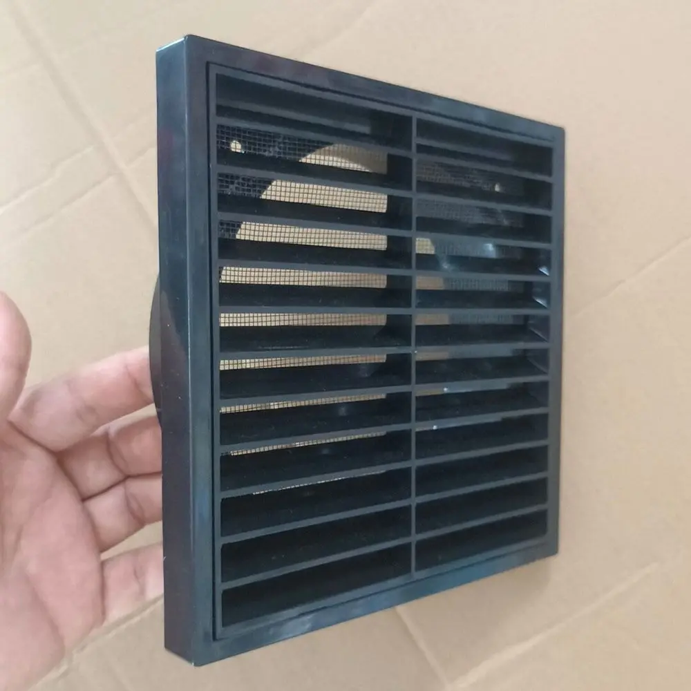 

New 4/5/6/8In Air Vent Grille Cover Fiber Mesh Square Exhaust Outlet Cover Duct Vent Cover Ventilation Accessories