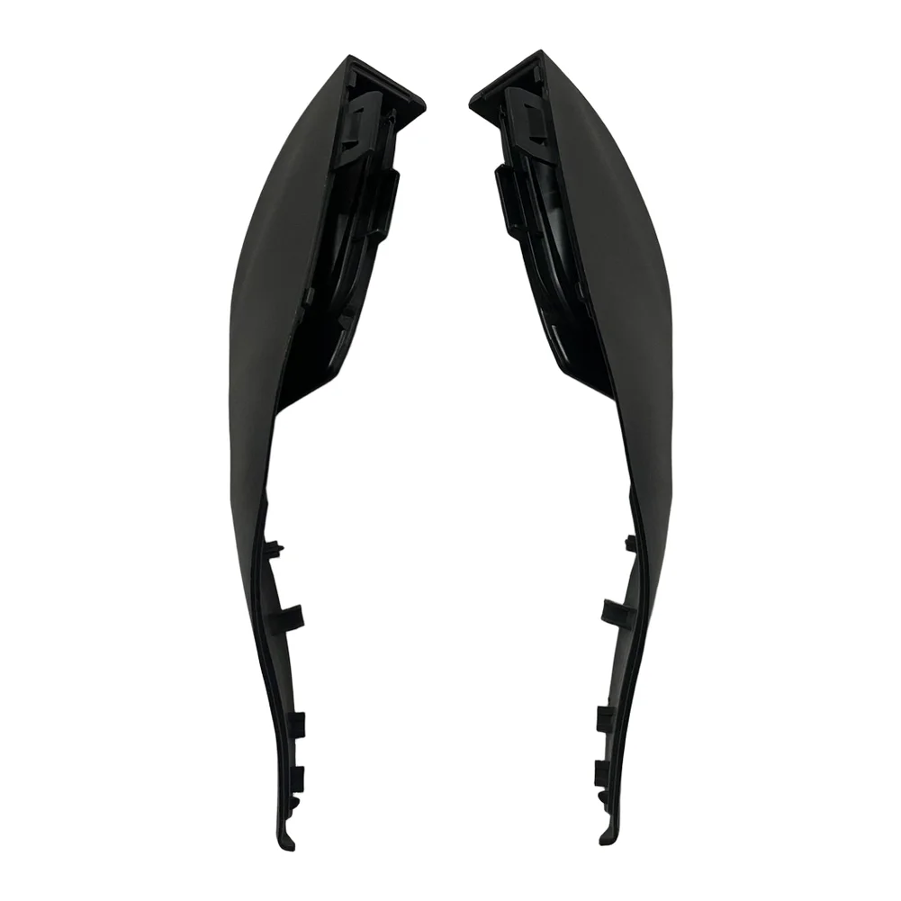 Black Plastic Windscreen Drainage Cover Kit for Volvo For S80 V70 2007-2015 2 Piece Set Direct Replacement 31218596 31218597
