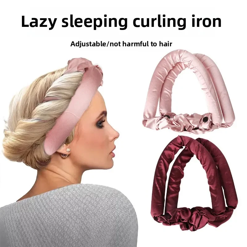 

Practical, Durable No Perm Curly Iron Headband Curly Iron Lazy Curly Iron Sponge Fixed Sleeping Curly Iron Artifact