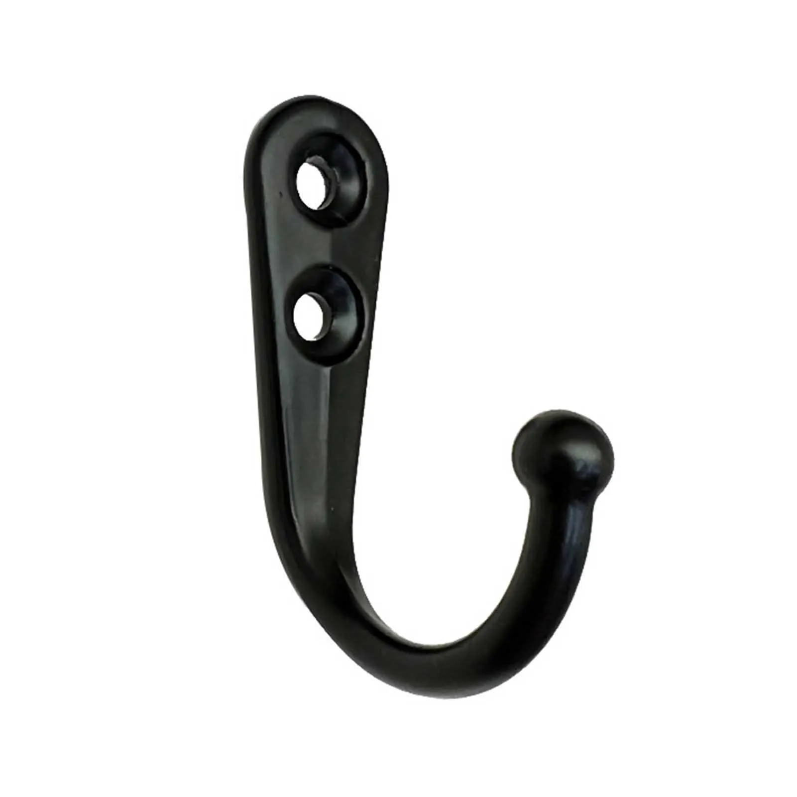 Heavy Duty Single Prong Robe Hook Hardware Retro Robe Hanger Flat Coat Hooks for Hanging Towel Key Scarf