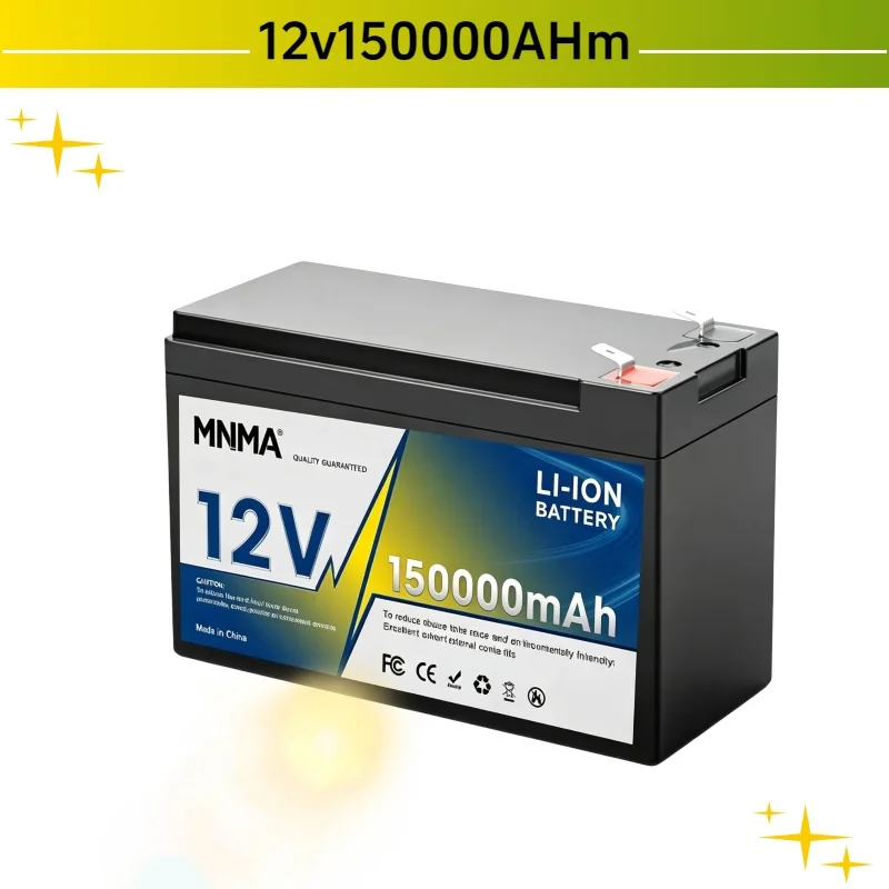 

MNMA 12V 150000mAh lithium-ion battery with long battery life, high power and large capacity, more environmentally friendly