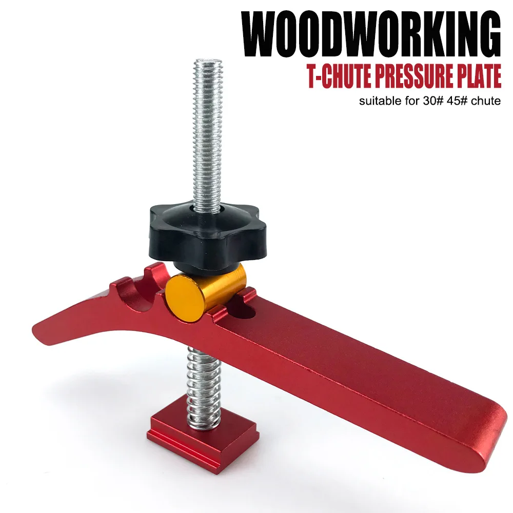

Woodworking Pressure Plate Workbench Fixed Clamping Block Adjustable T-shaped Groove Woodworking DIY Tool