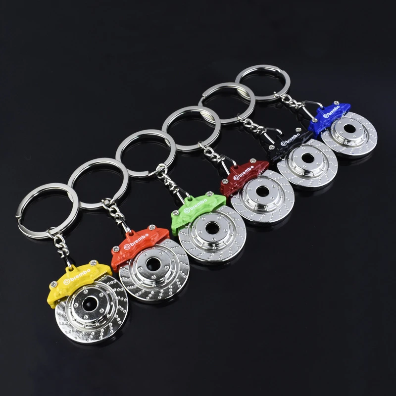 New multi-color car brake key chain fashion men and women car bag key chain pendant wholesale