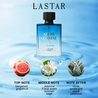 LASTAR Men Perfume, Two Bottles Totaling 100ml/3.38fl.oz, Musk, Long-Lasting Fragrance, Christmas/New Year Gifts 2