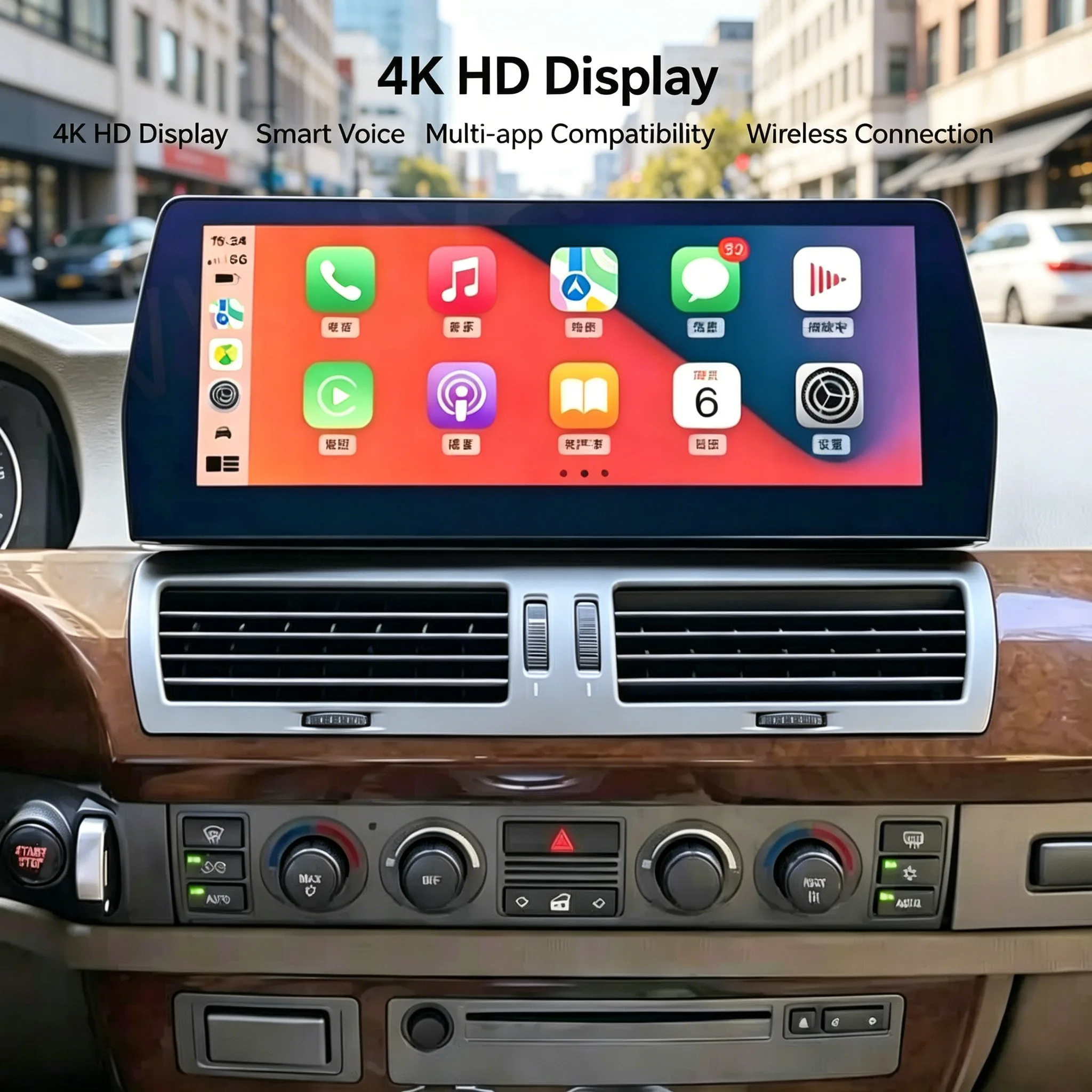 Android 128G Car Radio Video For BMW 7 Series E65 E66 2003-2006 12.3