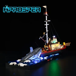 HPROSPER 5V LED Lighting (No Model) For LEGO 21350 Ideas Jaws Decorative Lamp Light Up your Building Blocks With battery box