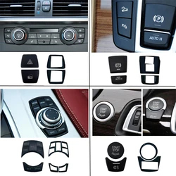 For BMW Accessories Interior Button Stickers For 5,6,7 Series, X3,X4,X5,F25,F26,E70,F15,F10,F11,F07,F01,F02,F03,F04,F06,F12,F13