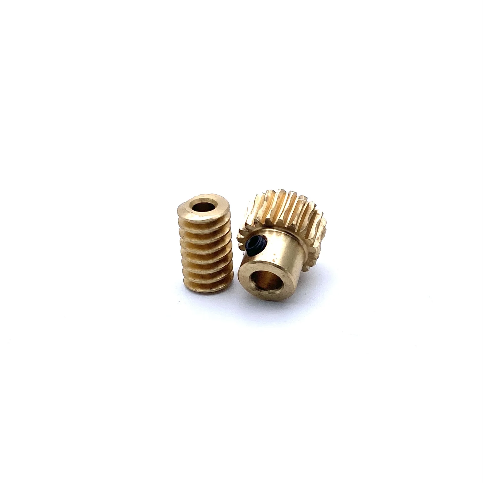 1:20 Turbine Worm Combination Set 0.5M 20T 4/5mm Gear 3mm Copper Worm Set M3 Screw