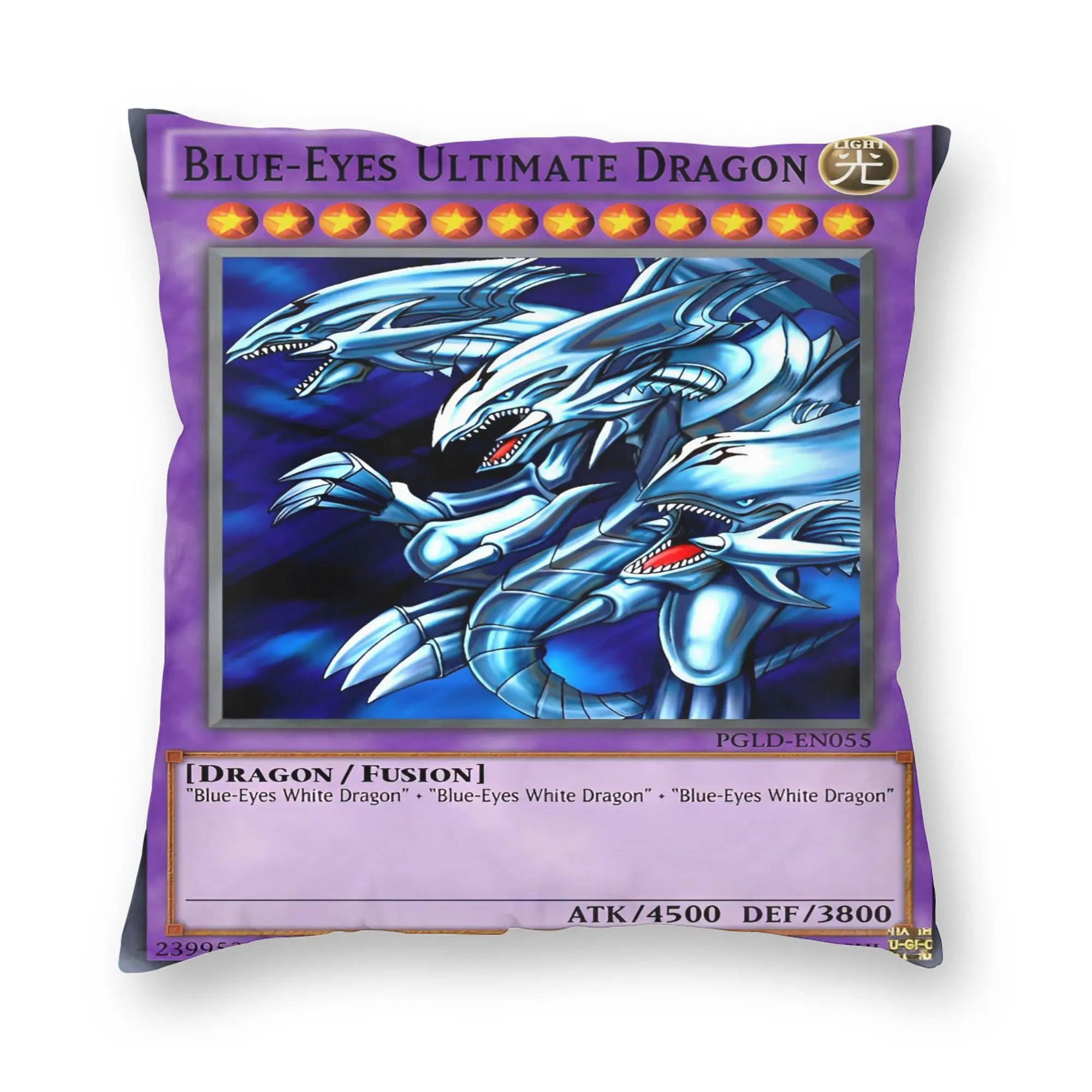 Anime Yu Gi Oh Card  Pillowcase Double-sided Printing Cushion Cover Decorative  Throw Pillow Case Cover Home Zippered 45X45cm