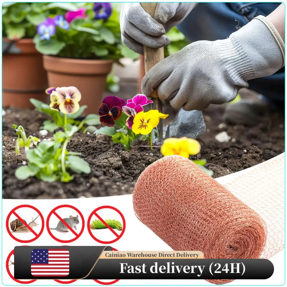 

10m Copper Mesh Roll Pure Copper Wire Netting for Pest Control Snails Mice