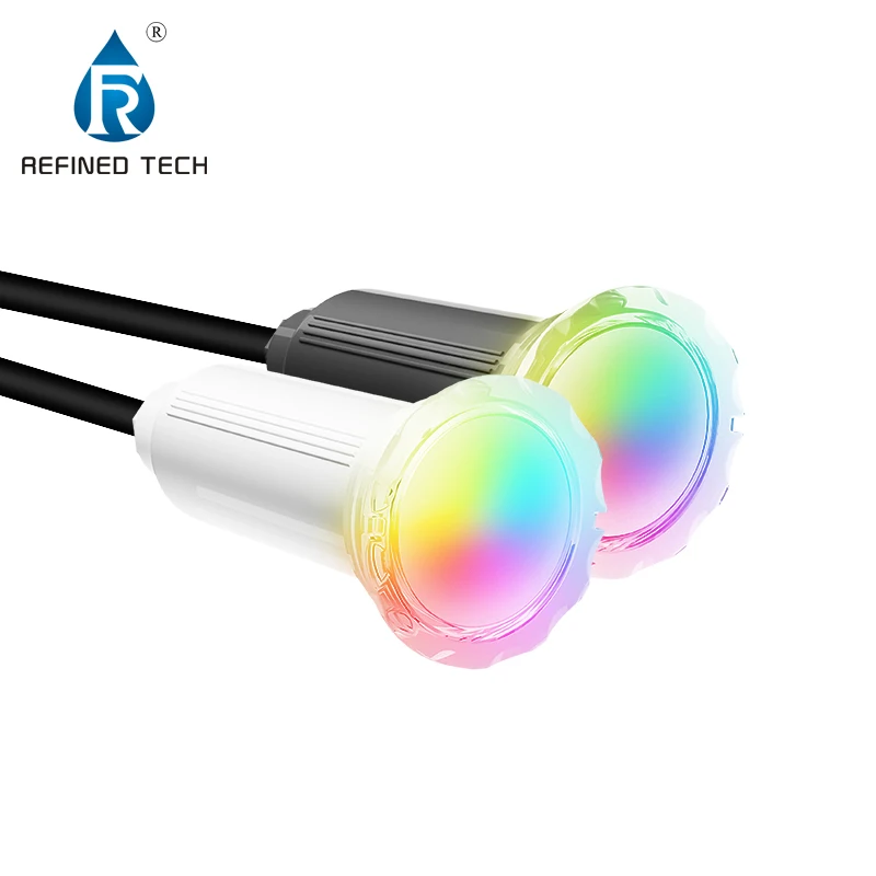 

Refined Alternative to Pentair Microbrite LED Pool Light Multi Color Changing 50FT 100FT Nicheless Pool Lights