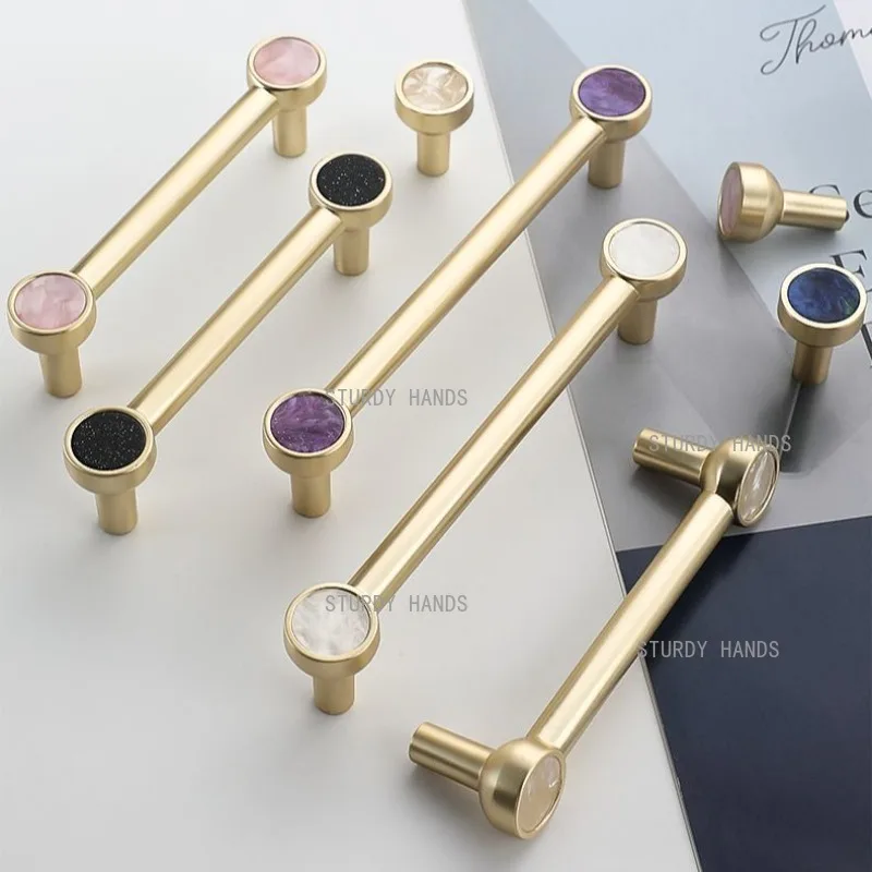 4PCS Zinc Alloy Cabinet Door Handle, Room Wardrobe Handle, Suitable for Cabinets/drawers/boxes, Household Hardware Accessories