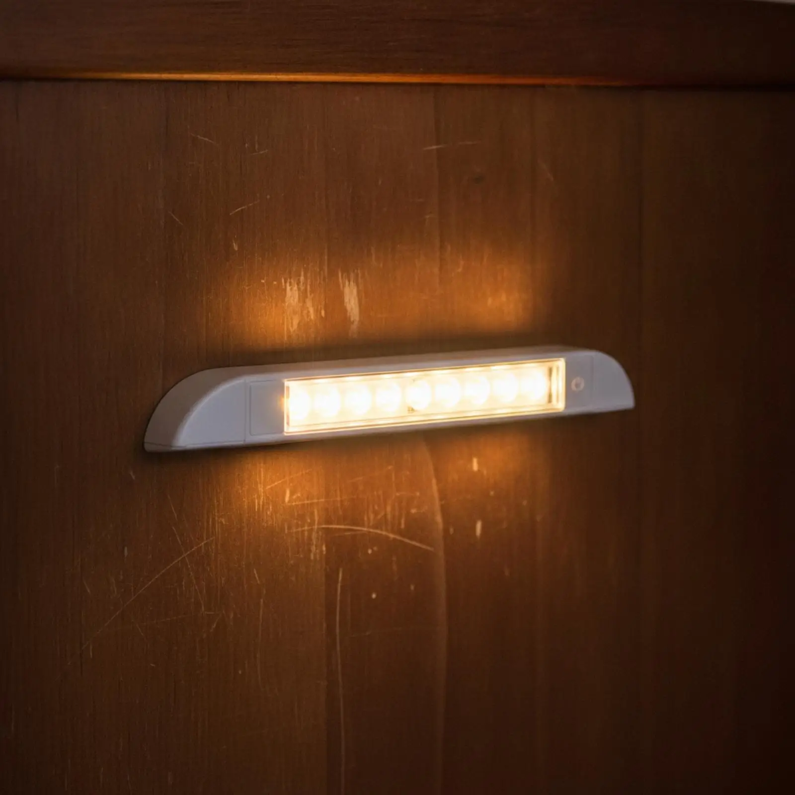 4.5W LED RV Porch Light Ceiling Lamp Low Profile Design for Camper Van Boat Interior Reading Light with Power Button