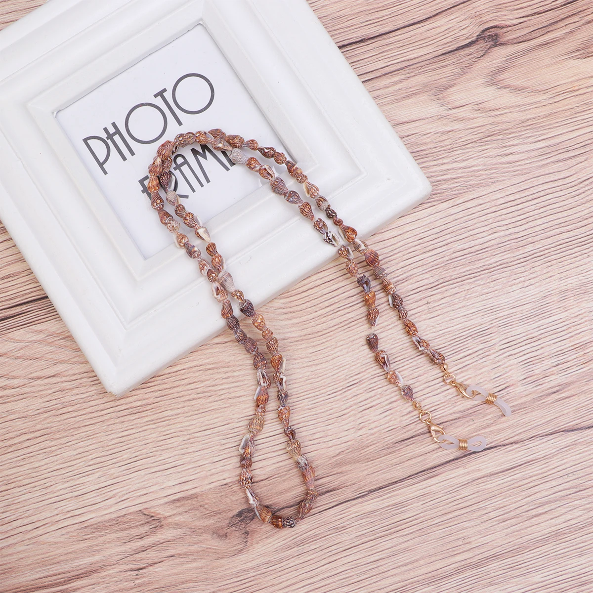 

Delicate Glasses Chain Eyeglass Cord Conch Design Strong Retainer Strap for Men Women Prevent Fall Sports Hiking for Eyeglasses