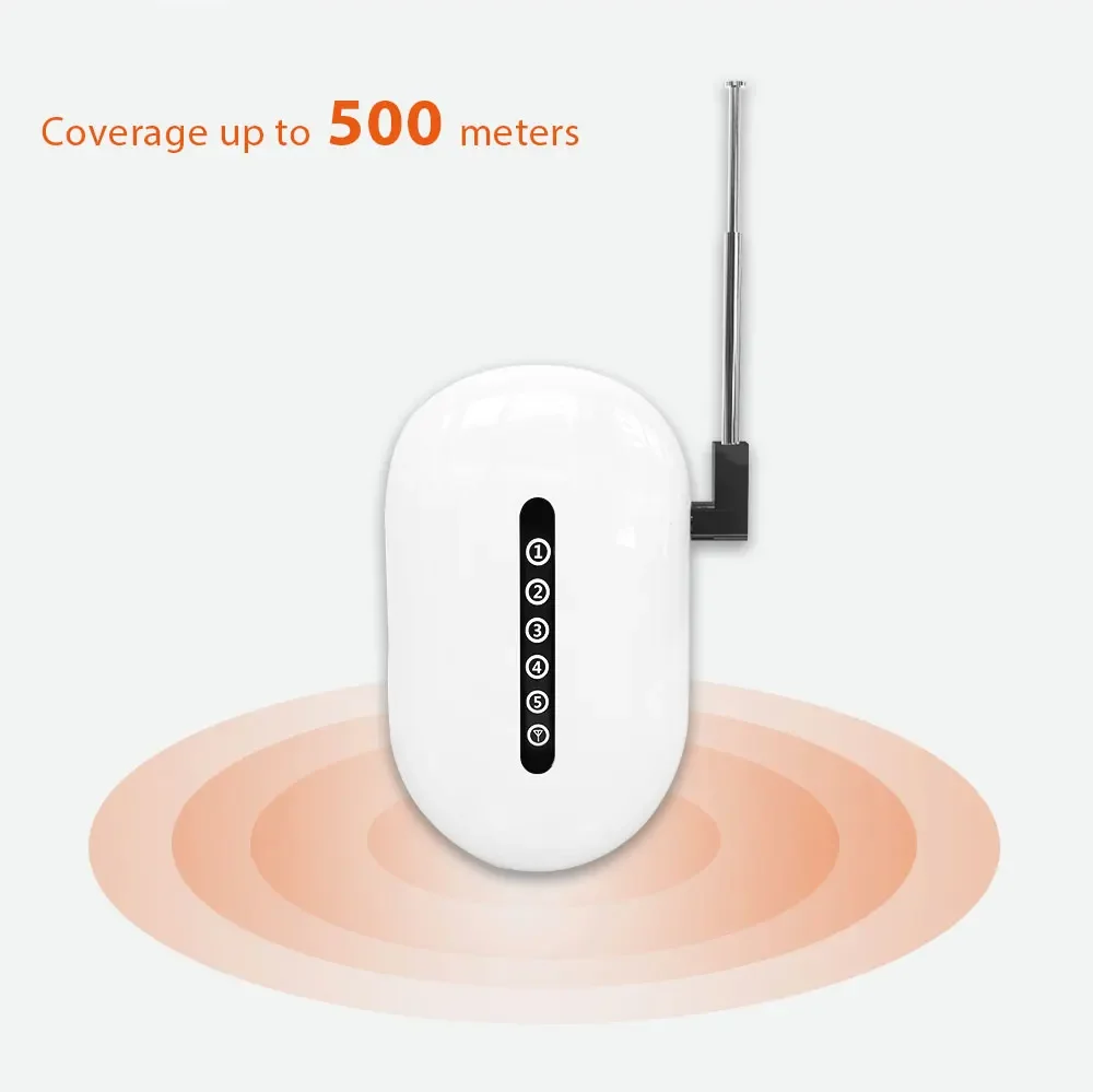 ACJ 433MHz Signal Extender Long Range Booster Strong Signal Barrier-free Through Walls For Home Alarm Security System