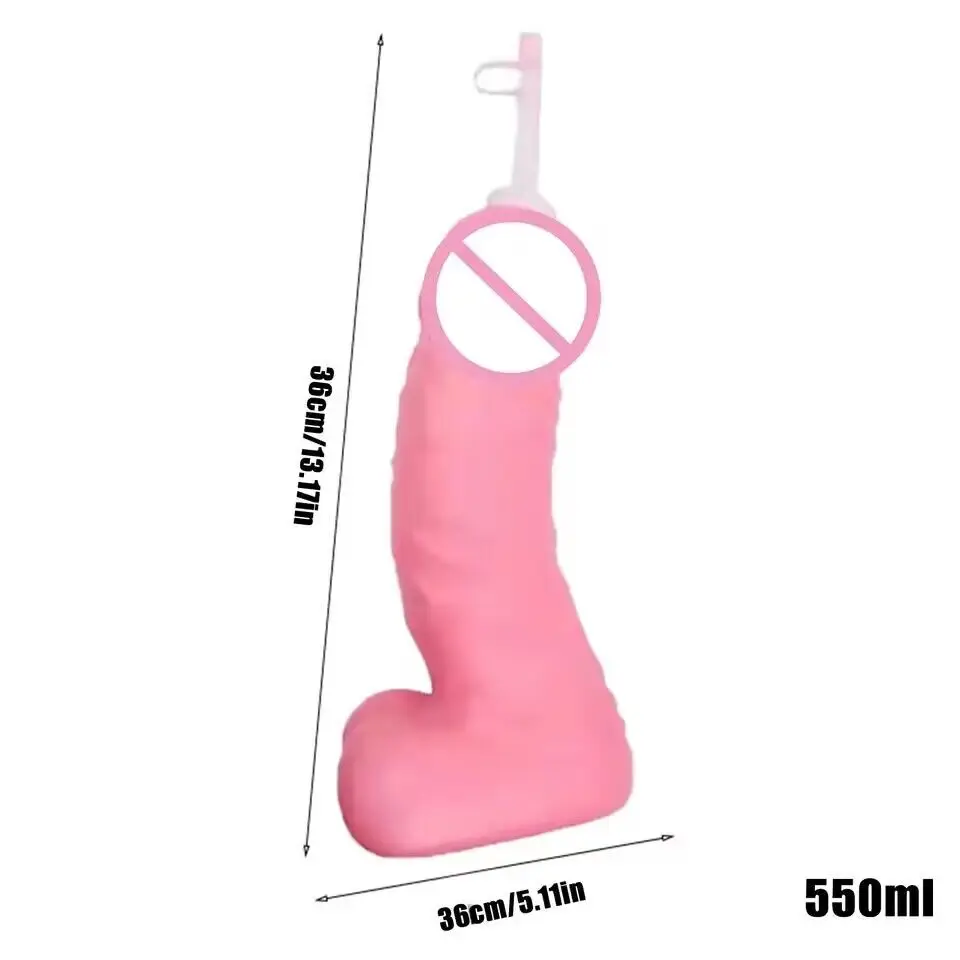 

New bachelor party big water bottle penis shape drinking cup party plastic cup with straw friends party supplies bar