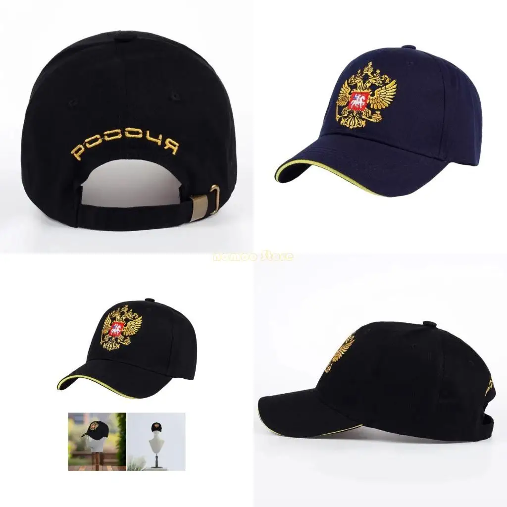

31BF Unisex Baseball Caps with Russian Embroidery Outdoor Sport Sun Hat